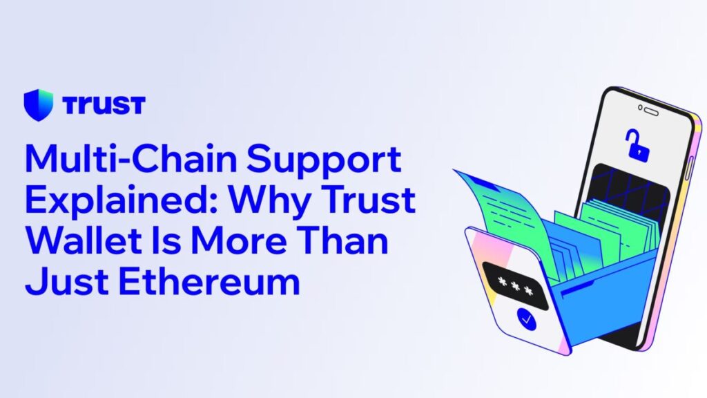 Поддержка Trust Wallet 100+ блокчейнов