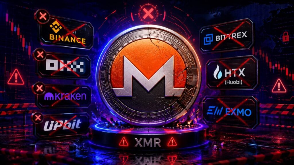 Список бирж, делистнувших XMR
